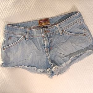 Blue Asphalt Jean Shorts